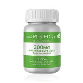 The Trusted Lab CBD Broad Spectrum Softgels- 30PK, 300mg