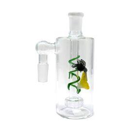 14mm 90 Degree Avian Blossom Design Perc Ash Catcher, Assorted