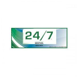 24/7 100 Box (10CT), Menthol, 100 mm