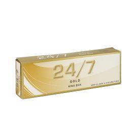 24/7 King Box (10CT), Gold, 84 mm