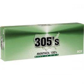 305 Box 100 (10CT), Menthol, 100 mm