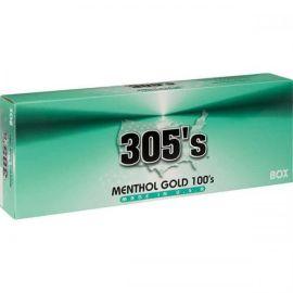 305 Box 100 (10CT), Menthol Gold, 100 mm
