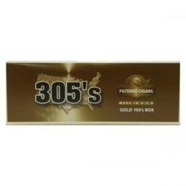 305 Filtered Cigars- 20PK (10CT), Gold, 100 mm