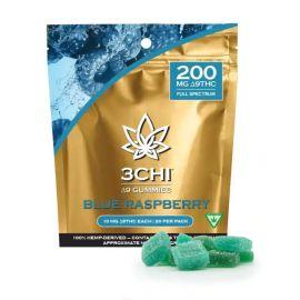 3Chi Delta 9 Gummies- 20PK, Blue Raspberry, 200 mg