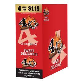 4 Kings Pre-Priced Cigarillos- 4PK (15CT), Sweets