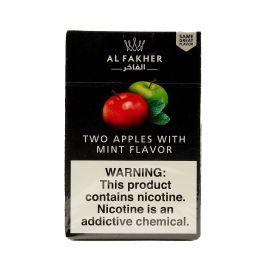 Al Fakher Shisha, Two Apple Mint, 50 g