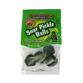 Alamo Sour Pickle Balls Candy Peg Bag