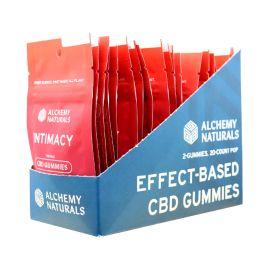 Alchemy Naturals CBD Gummies Display- 2PK (20CT), Cranberry Orange, 2000 mg