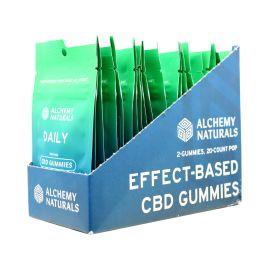 Alchemy Naturals CBD Gummies Display- 2PK (20CT), Blackberry Lime, 2000 mg