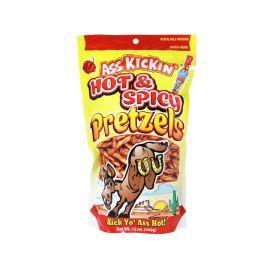 Ass Kickin' Pretzels, Hot & Spicy, 12 oz