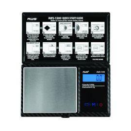 AWS AWS-1200-CF-BLK Pocket Scale, 1200G/0.1G