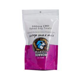 Baked BowWow CBD Dog Treats, Snoop Snack Mix, 100mg