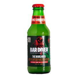 Bar Diver Deluxe Premium D9 THC Cocktails, Margarita, 10 mg