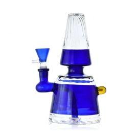 Bella Base Swirl Glass Water Pipe