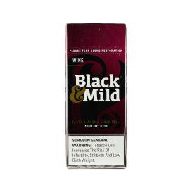 Black & Mild Plastic Tip Cigars (25CT), Wine
