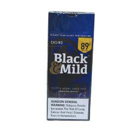 Black & Mild Plastic Tip Cigars (25CT), Casino (NP)