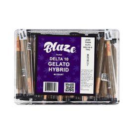 Blaze Delta 10 Preroll (40CT), Gelato (Hybrid), 1g