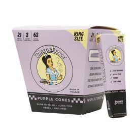 Blazy Susan Cones (21CT), Purple, King