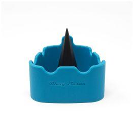Blazy Susan Silicone Ashtray w/ Bowl Cleaner, Teal