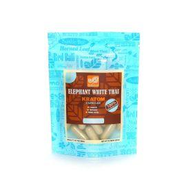 Bumble Bee Premium Kratom Capsules, Elephant White Thai, 35PK