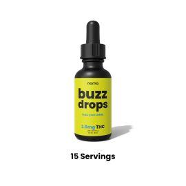 Buzz Drops D9 + CBD Drink Drops, 15mL, 75mg