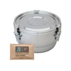 C Vault Smell  Proof Container, Silver, 8 in