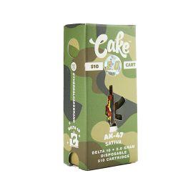 Cake Delta 10 510 Cartridge (5CT), AK-47 (Sativa), 2 g