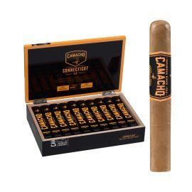 Camacho Connecticut Cigar Box (20CT), Ecuadorian Connecticut, Tubo- Box Pressed 6x50