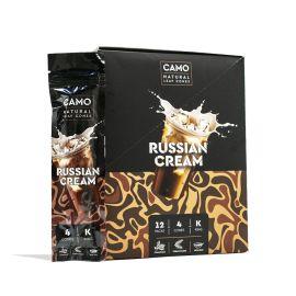 Camo Natural Leaf Cones- 4PK (12CT), Russian Cream, King