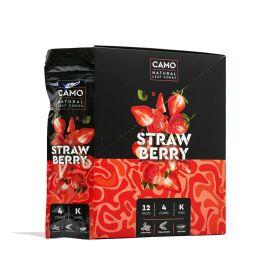 Camo Natural Leaf Cones- 4PK (12CT), Strawberry, King