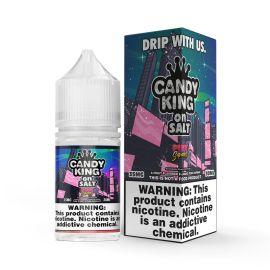 Candy King Salt E-Liquid, Pink Squares, 35 mg