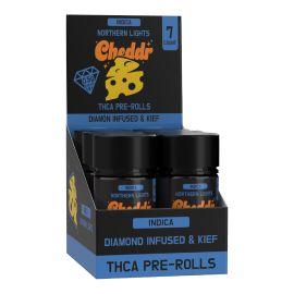 Cheddr Dog Walkers Kief Covered Prerolls- 7PK (6CT), Northern Lights, 3.5 g