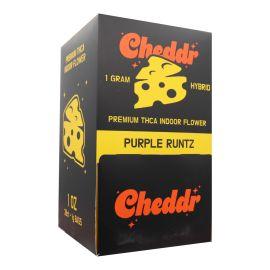 Cheddr THCA Flower (28CT), Purple Runtz, 1 g