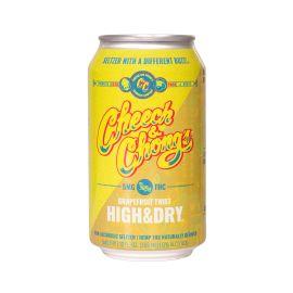 Cheech & Chong's High & Dry Seltzer, Grapefruit Twist, 5MG