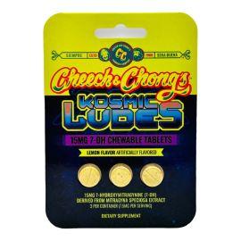 Cheech & Chong's Kosmic Ludes 7-OH Chewable Tablets- 3PK (10CT), Lemon, 45 mg
