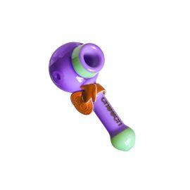 Cheech Will You Be My Sunshine Hand Pipe, Purple/Jade (F), 14 mm