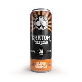Club13 Kratom Seltzer, Blood Orange, 75 MIT