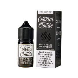 Coastal Clouds Salt E-Liquid, Apple Peach Strawberry, 50MG