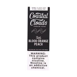 Coastal Clouds Salt E-Liquid, Blood Orange Peach Ice, 35 mg