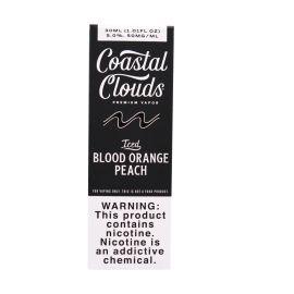 Coastal Clouds Salt E-Liquid, Blood Orange Peach Ice, 50 mg