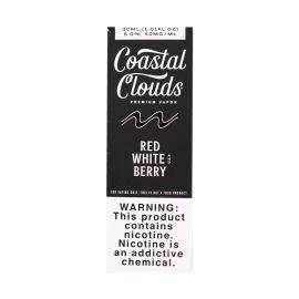 Coastal Clouds Salt E-Liquid, Red White And Berry, 50 mg