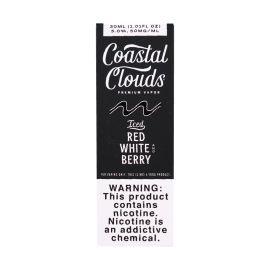 Coastal Clouds Salt E-Liquid, Red White And Berry Iced, 50 mg
