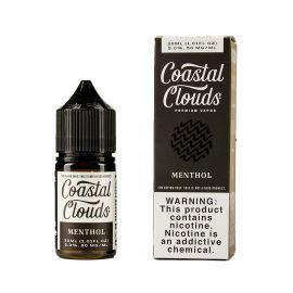 Coastal Clouds Salt E-Liquid, Menthol (Mint), 50 mg