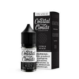 Coastal Clouds Salt E-Liquid, Citrus Peach, 35 mg