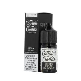 Coastal Clouds Salt E-Liquid, Citrus Peach, 50 mg