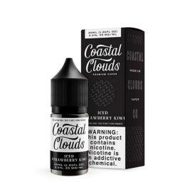 Coastal Clouds TFN Salt E-Liquid, Iced Strawberry Kiwi, 35 mg