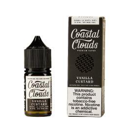 Coastal Clouds TFN Salt E-Liquid, Vanilla Custard, 35 mg