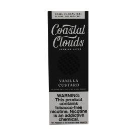 Coastal Clouds TFN Salt E-Liquid, Vanilla Custard, 50 mg