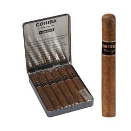 COHIBA Nicaragua Cigar Tin- 6PK (5CT), Colorado Oscuro, Pequeno 4.1875x36