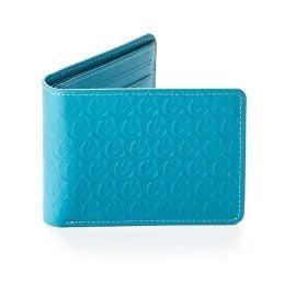 Cookies Leather Monogram Embossed Billfold Wallet